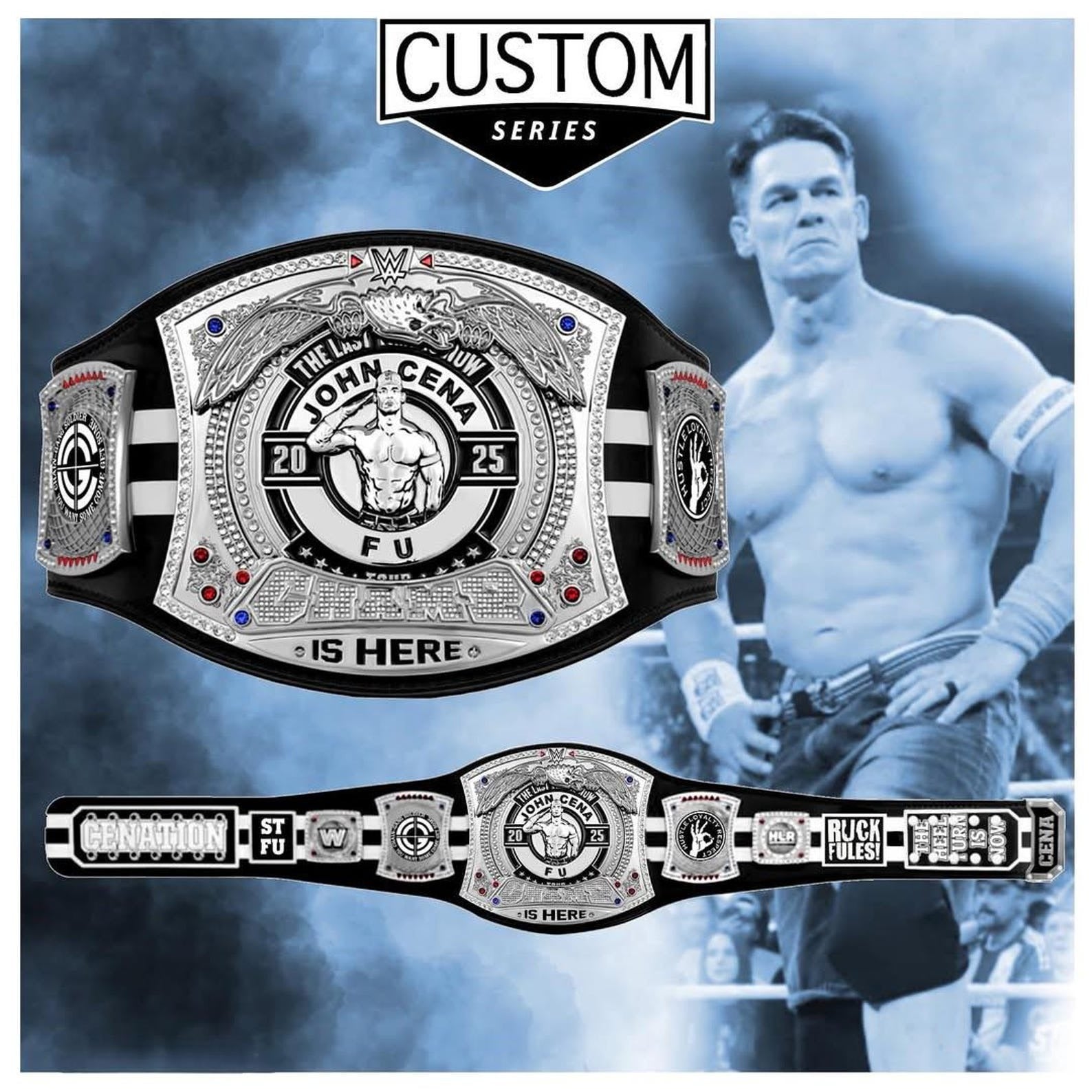 John Cena Custom Spinner Belt – Collector's Championship Belt Store