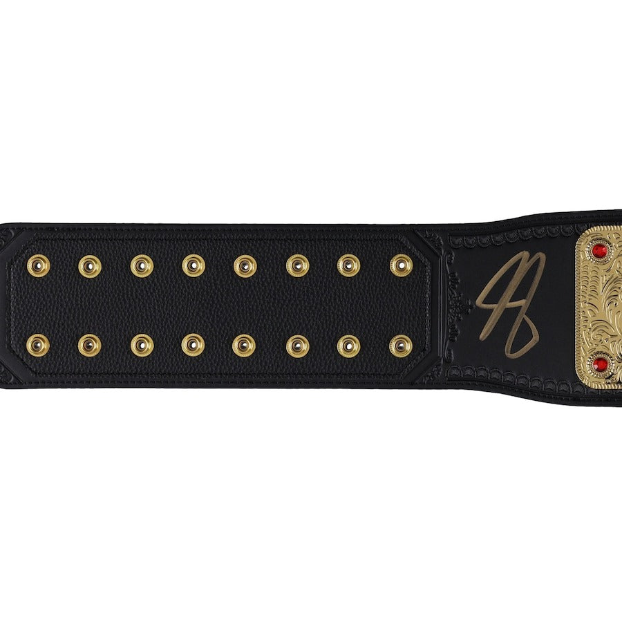 John Cena Autographed World Heavyweight Championship Replica Title Belt Championship Belt Store