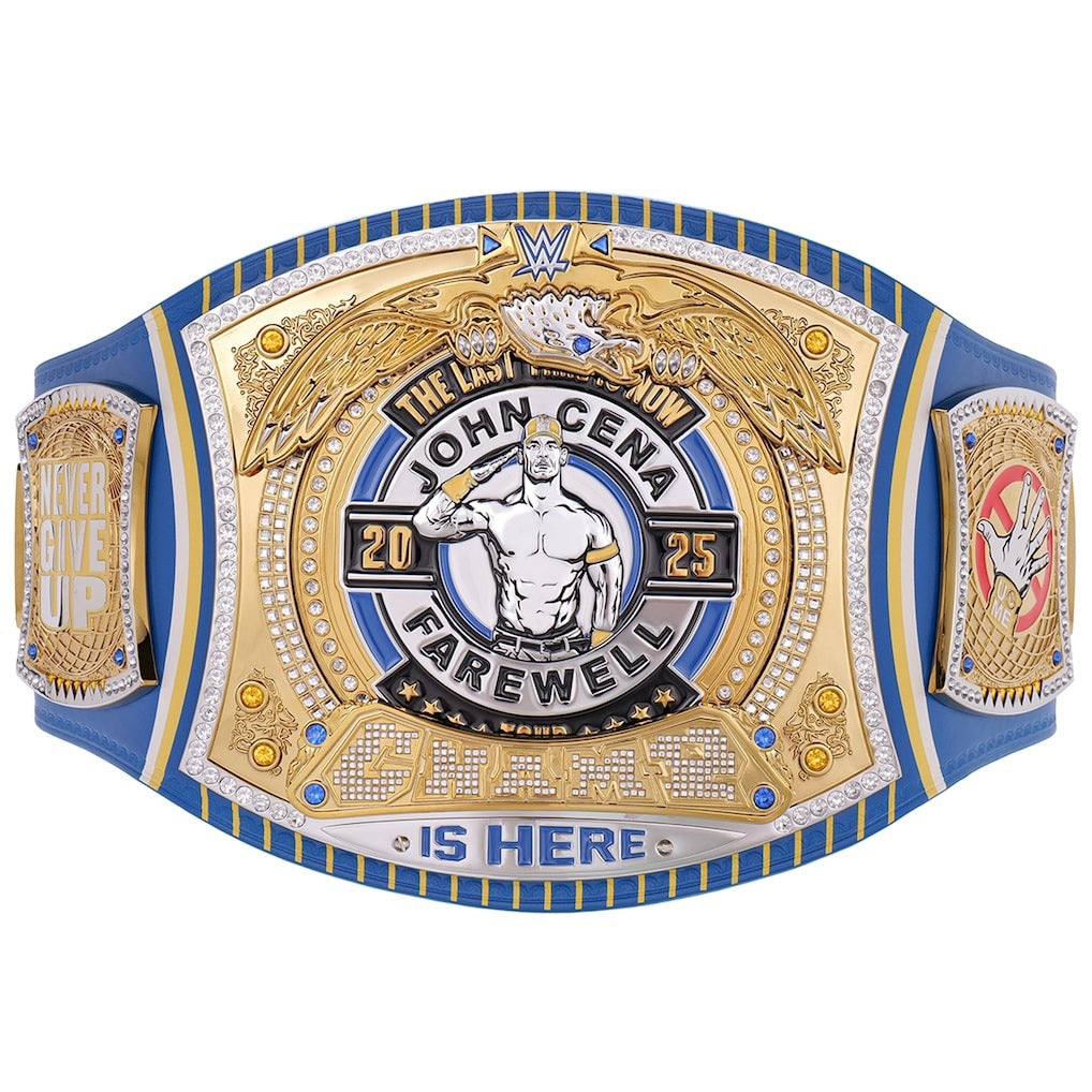 John Cena Farewell Tour 2025 Indianapolis Spinner Championship Replica Title Belt Championship Belt Store