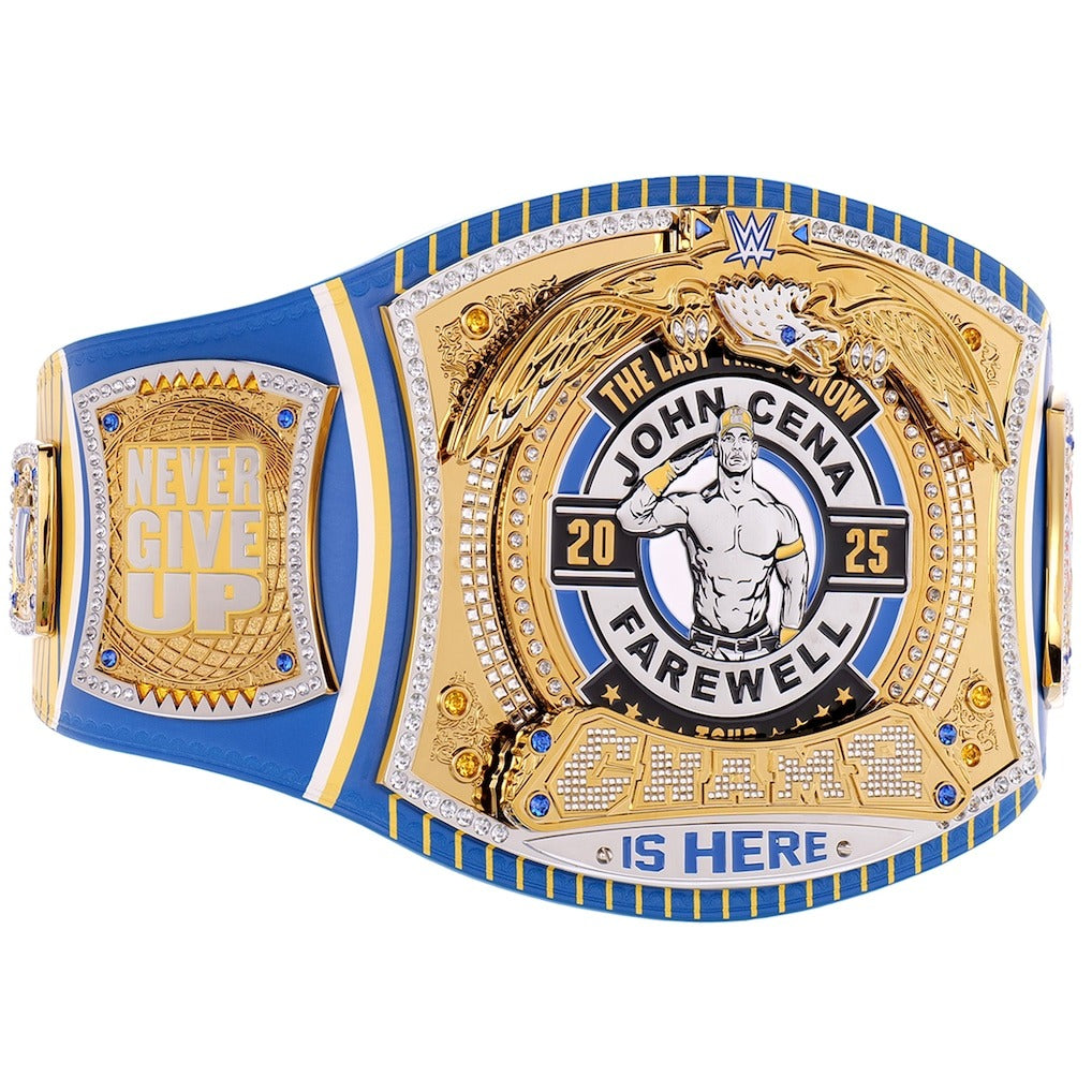 John Cena Farewell Tour 2025 Indianapolis Spinner Championship Replica Title Belt Championship Belt Store