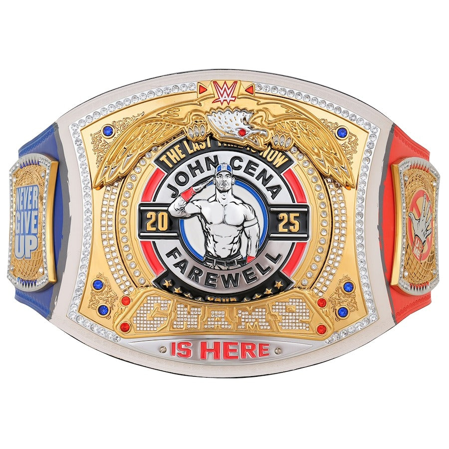 John Cena Farewell Tour 2025 Montreal Spinner Championship Replica Title Belt Championship Belt Store