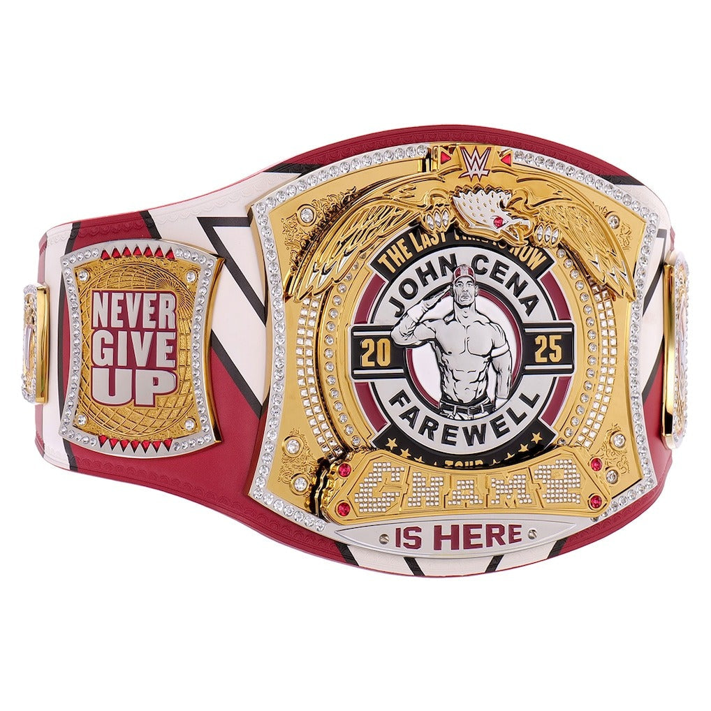 John Cena Farewell Tour 2025 Springfield Spinner Championship Replica Title Belt Championship Belt Store