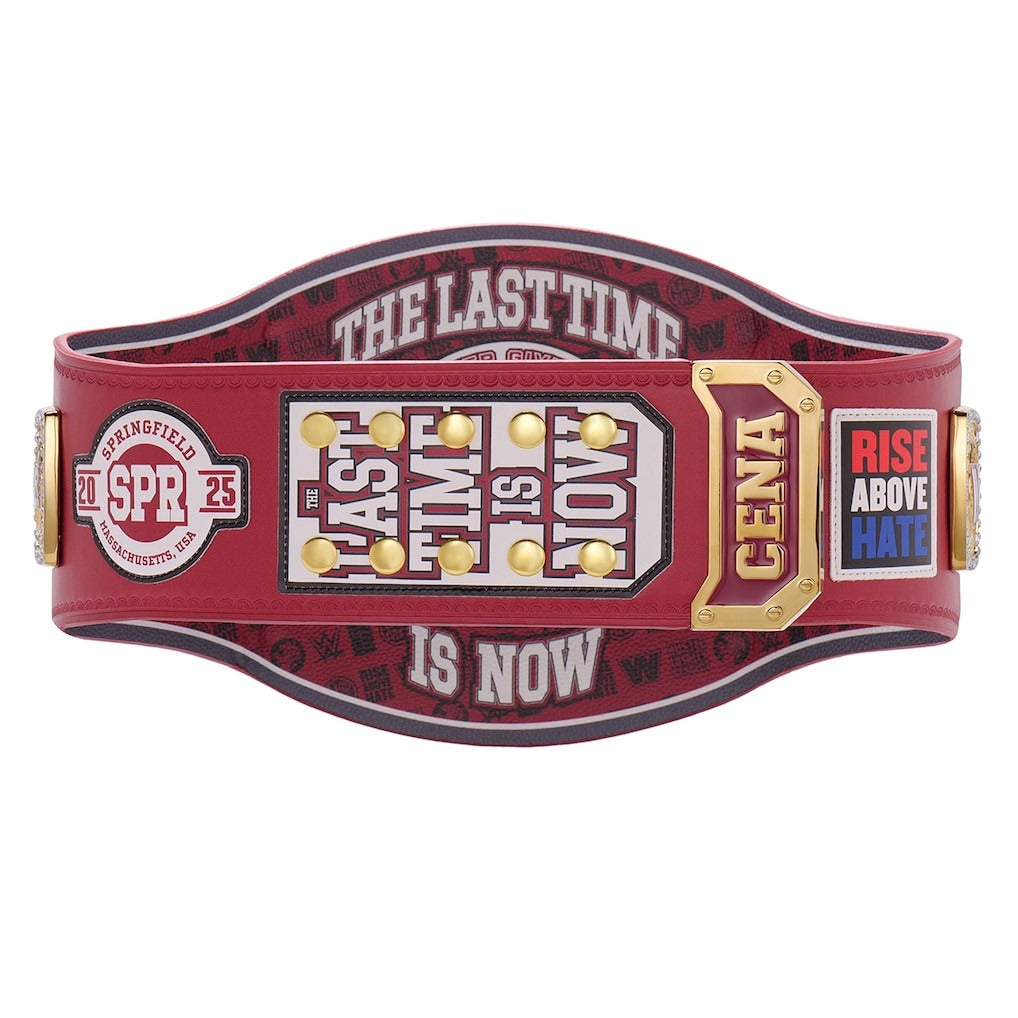 John Cena Farewell Tour 2025 Springfield Spinner Championship Replica Title Belt Championship Belt Store