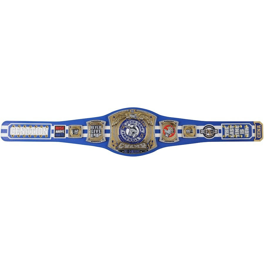 John Cena WWE Autographed 2025 Farewell Tour Indianapolis Replica Title Belt - Limited Edition of 25 Championship Belt Store