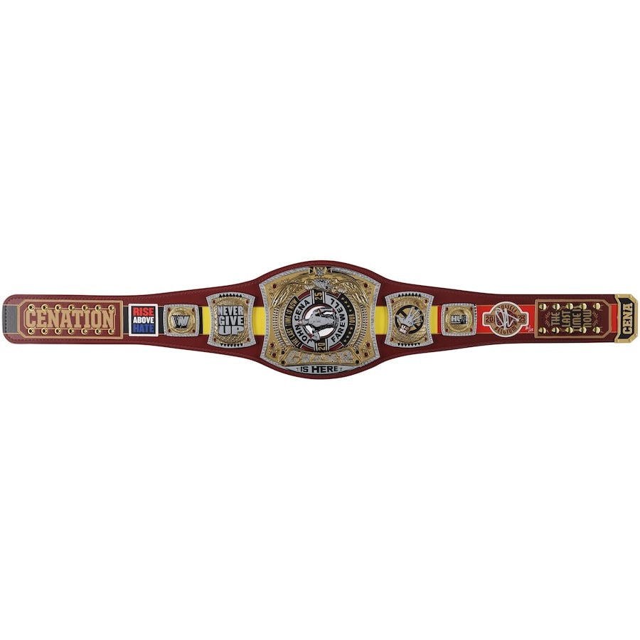 John Cena WWE Autographed 2025 Farewell Tour Brussels Replica Title Belt - Limited Edition of 25 Championship Belt Store