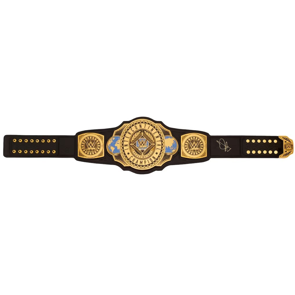 John Cena WWE Autographed Intercontinental Championship Replica Title Belt Championship Belt Store