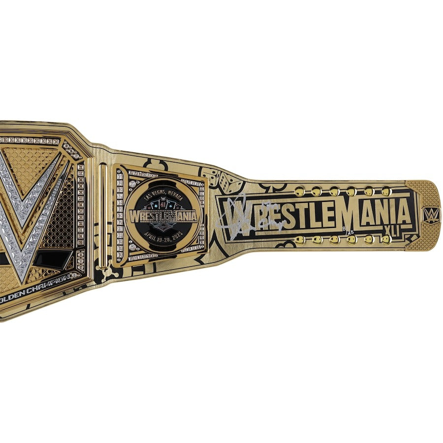 Roman Reigns WWE Autographed Tribal Chief Replica Championship Title Belt Championship Belt Store