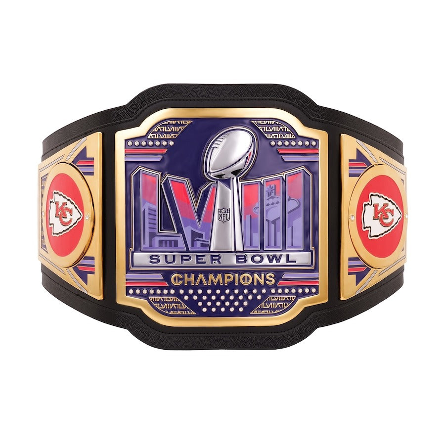 Kansas City Chiefs Super Bowl LVIII Champions WWE Legacy Title Belt Championship Belt Store