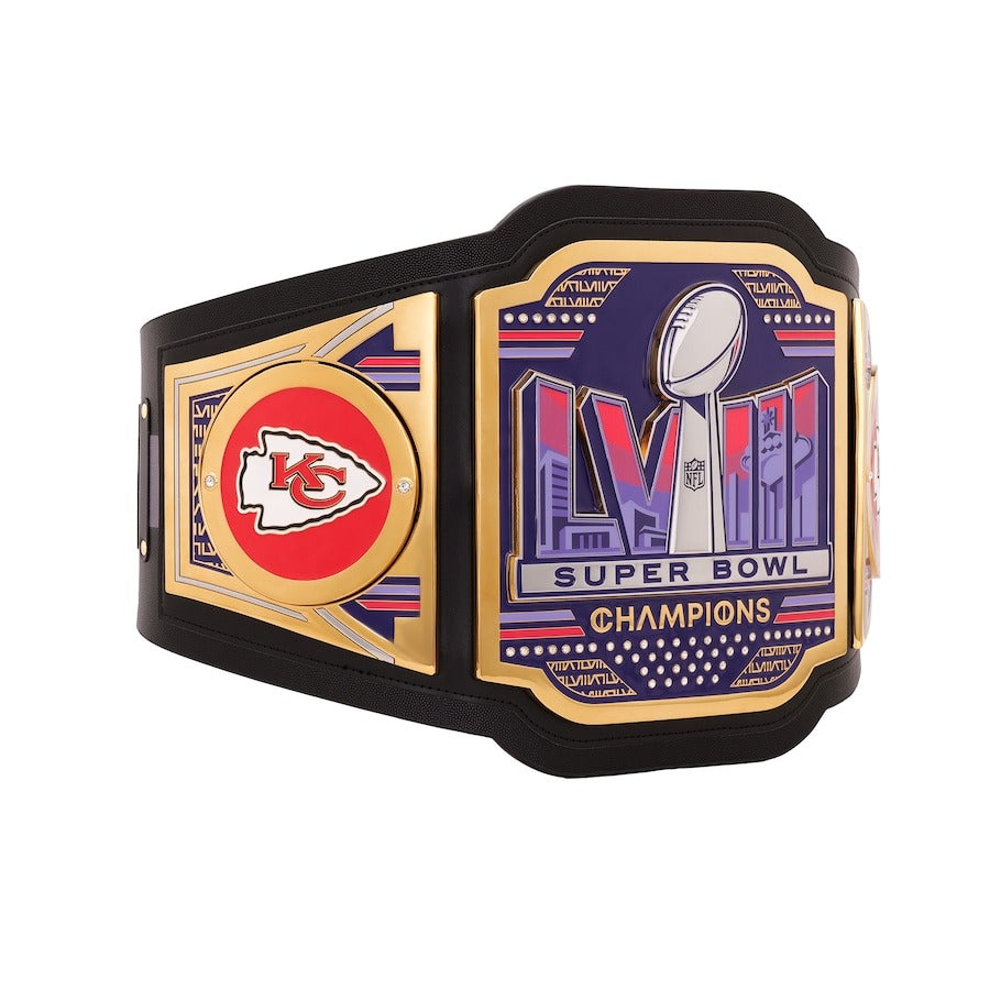 Kansas City Chiefs Super Bowl LVIII Champions WWE Legacy Title Belt Championship Belt Store