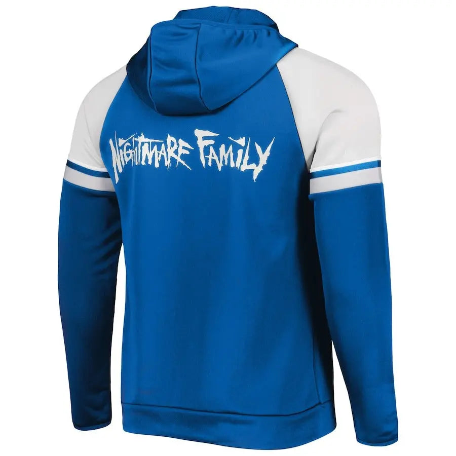 Men's Blue Cody Rhodes Nightmare Hoodie Championship Belt Store