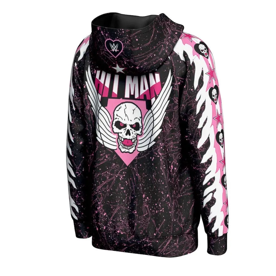 Men's Prosphere Black Bret Hart Hoodie Championship Belt Store