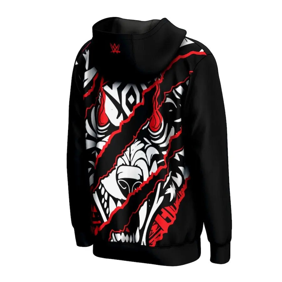 Men's Prosphere Black Jacob Fatu Hoodie Championship Belt Store