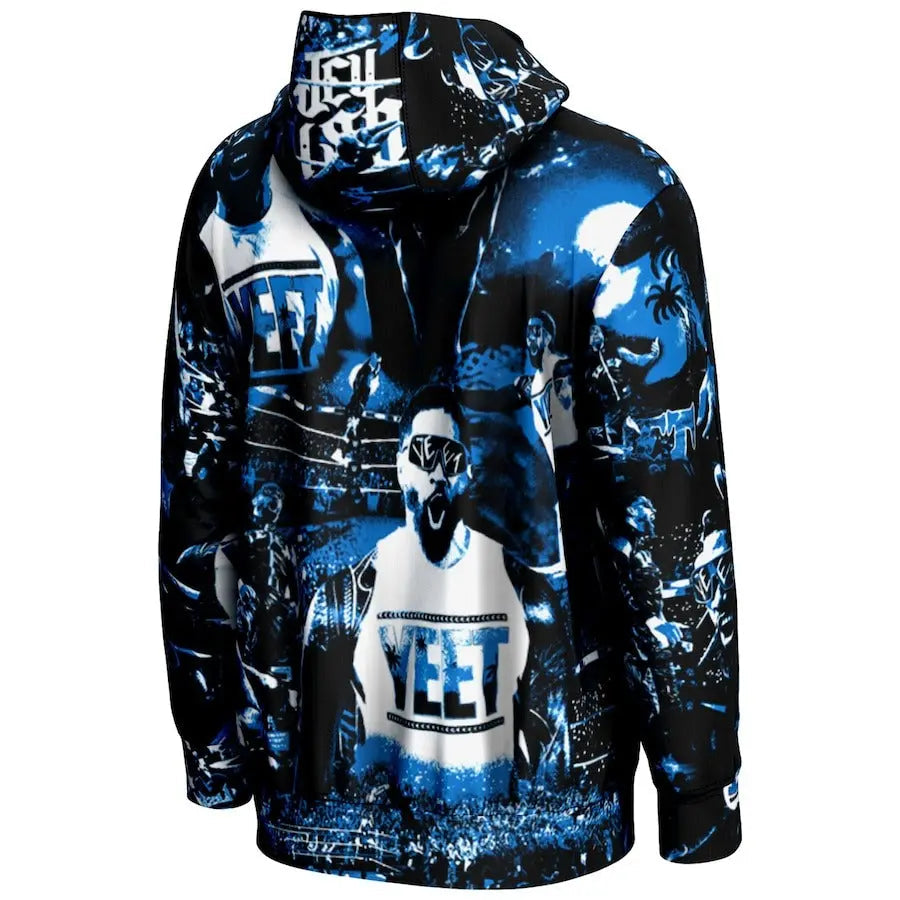 Men's Prosphere Black Jey Uso Crown Hoodie Championship Belt Store