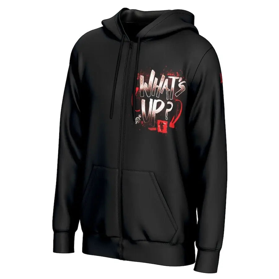 Men's Prosphere Black R-Truth “What’s Up” Hoodie Championship Belt Store