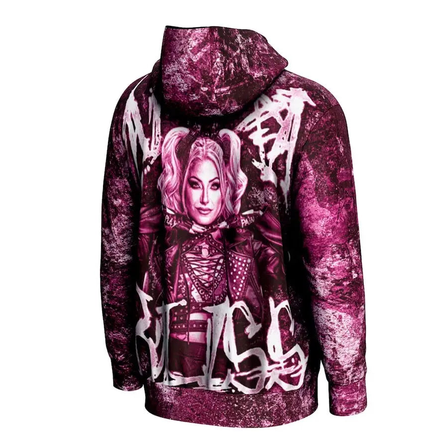 Men's Prosphere Pink Alexa Bliss Hoodie Championship Belt Store