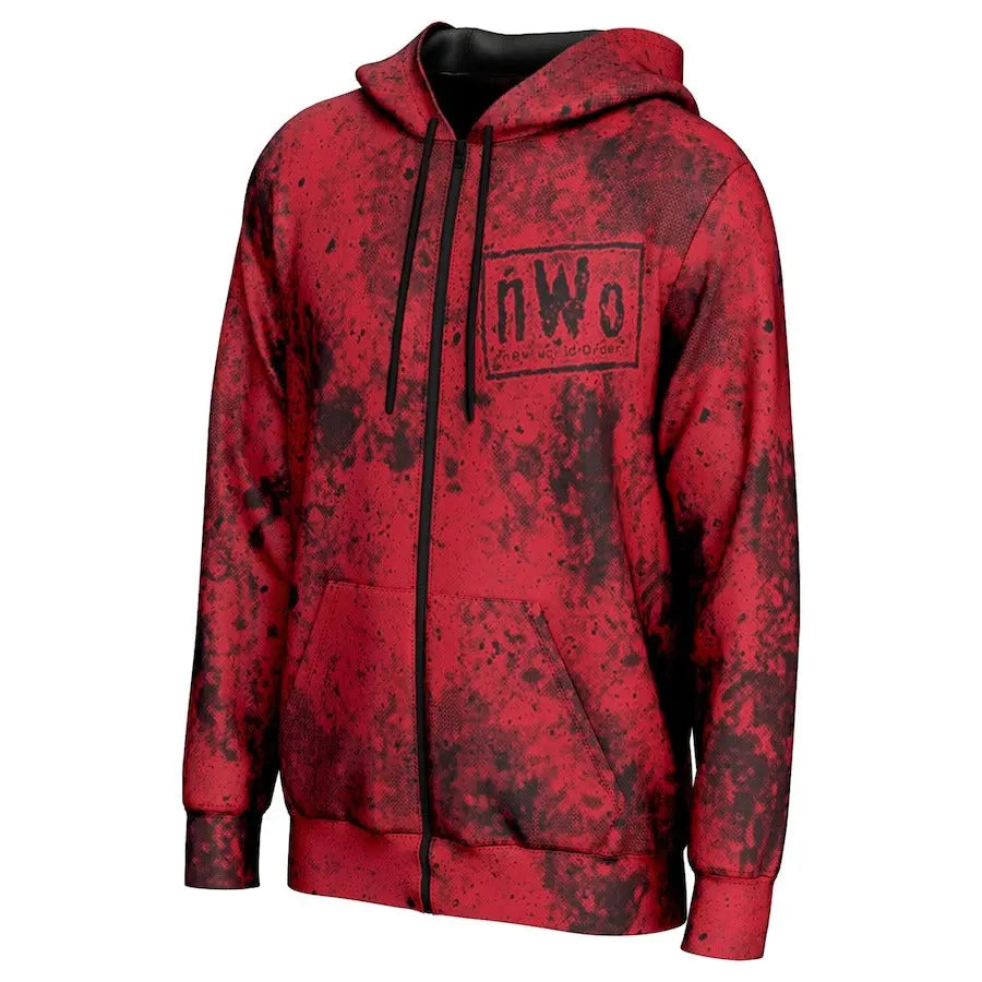 Men's Prosphere Red nWo Wolfpac Faction Hoodie Championship Belt Store