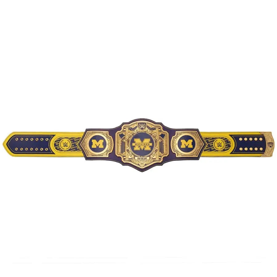 Michigan Wolverines WWE Legacy Title Championship Belt Store
