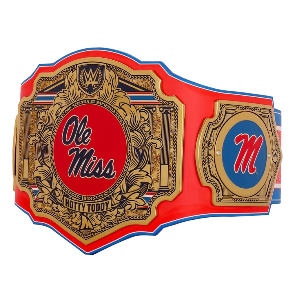 Ole Miss Rebels WWE Legacy Title Belt Championship Belt Store