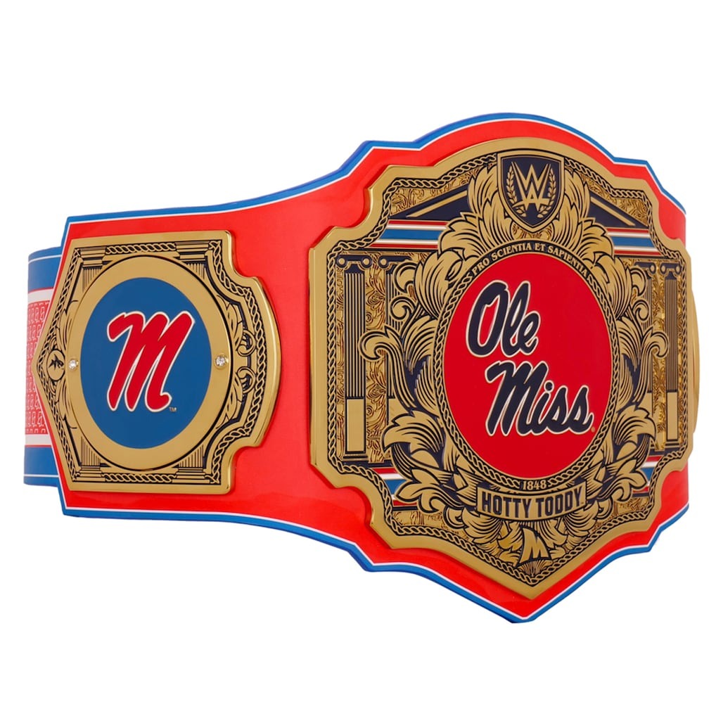 Ole Miss Rebels WWE Legacy Title Belt Championship Belt Store