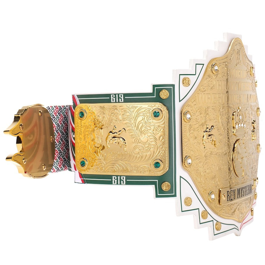 Rey Mysterio 20th Anniversary Signature Series Championship Replica Title Belt Championship Belt Store