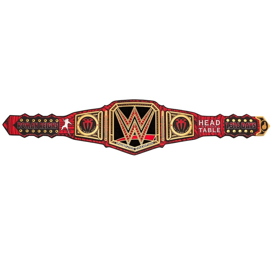 Roman Reigns 1,316 Days Signature Series replica WWE Championship Belt with intricate design