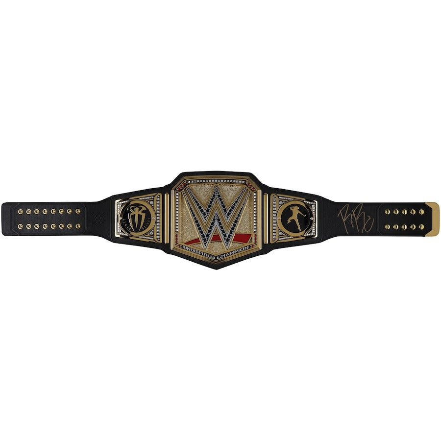 John Cena Autographed World Heavyweight Championship Replica Title Belt Championship Belt Store