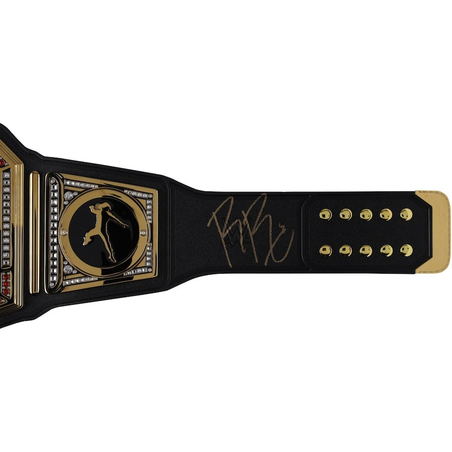 John Cena Autographed World Heavyweight Championship Replica Title Belt Championship Belt Store