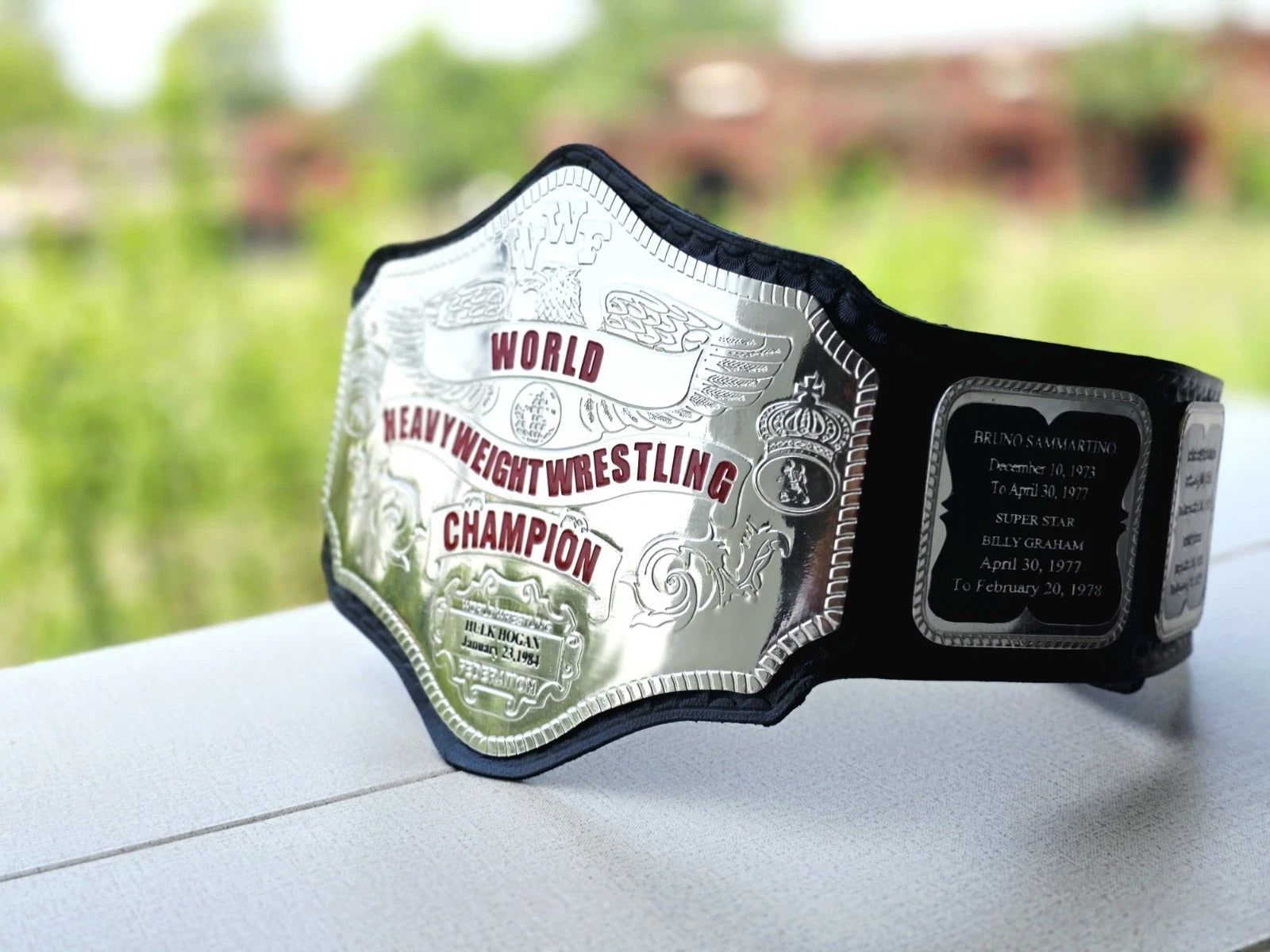 Hogan 84 Championship Belt Nickel Plated...!!! Championship Belt Store