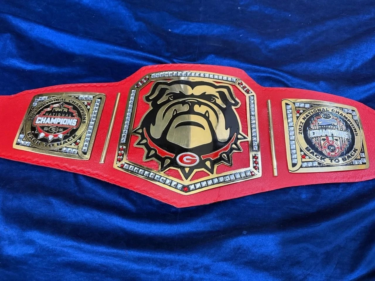 Bulldog Georgia wrestling championship belt Championship Belt Store