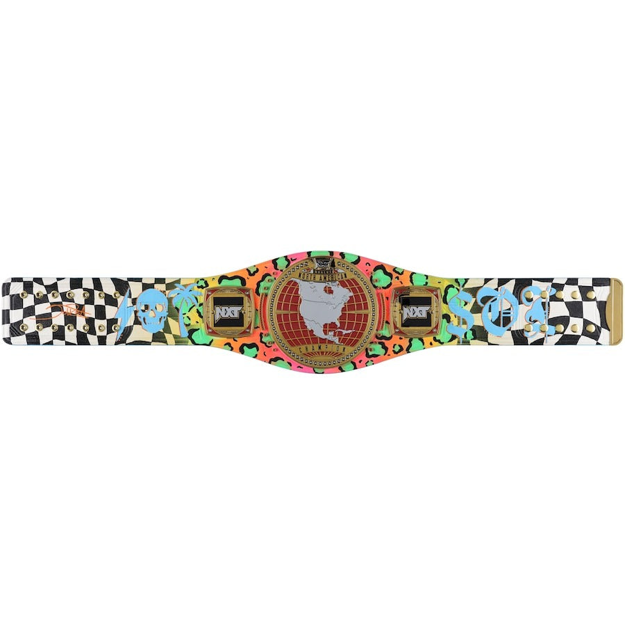 Sol Ruca Autographed NXT Women's North American Championship Replica Title Belt Championship Belt Store