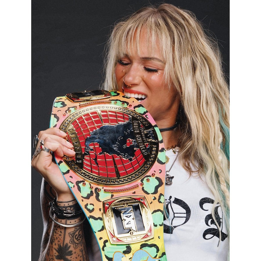 Sol Ruca Autographed NXT Women's North American Championship Replica Title Belt Championship Belt Store