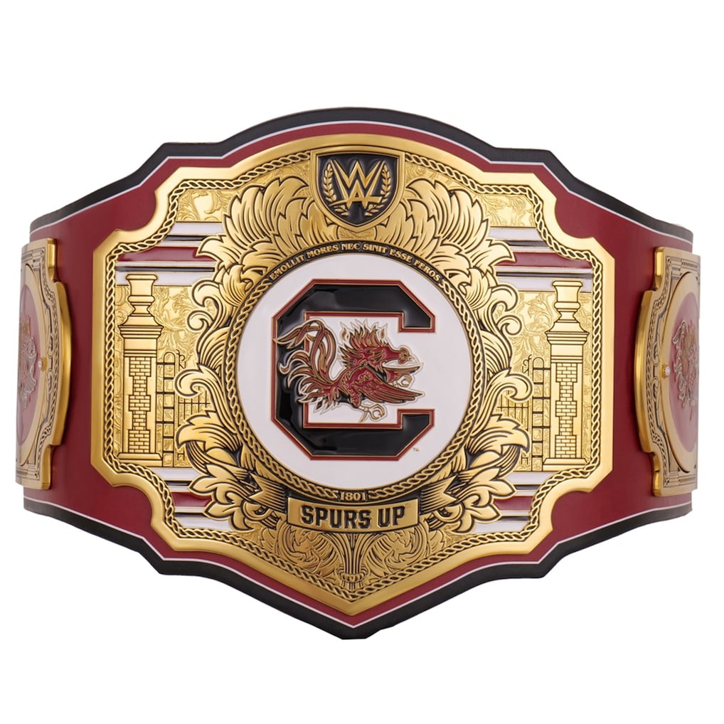 South Carolina Gamecocks WWE Legacy Title Belt
