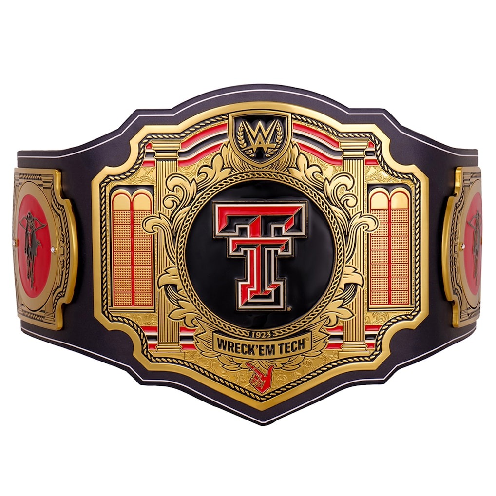 Texas Tech Red Raiders WWE Legacy Title Belt Championship Belt Store
