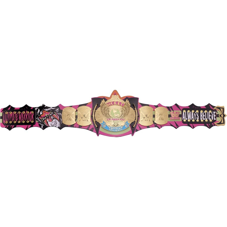 The Ultimate Warrior Signature Series Championship Replica Title Belt Championship Belt Store