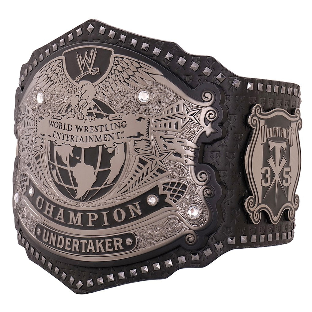 The Undertaker 35 Years American Badass Signature Series Championship Title Belt Championship Belt Store