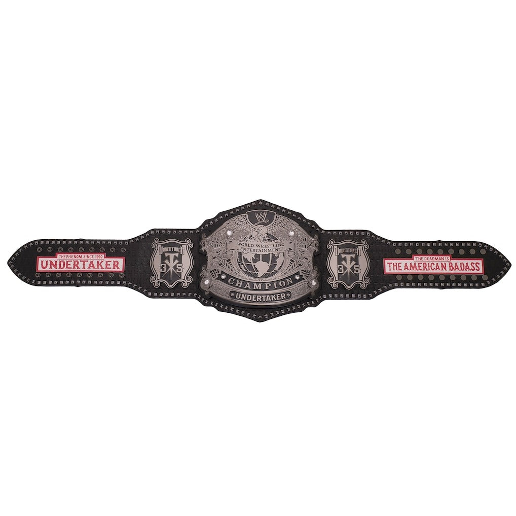 The Undertaker 35 Years American Badass Signature Series Championship Title Belt Championship Belt Store