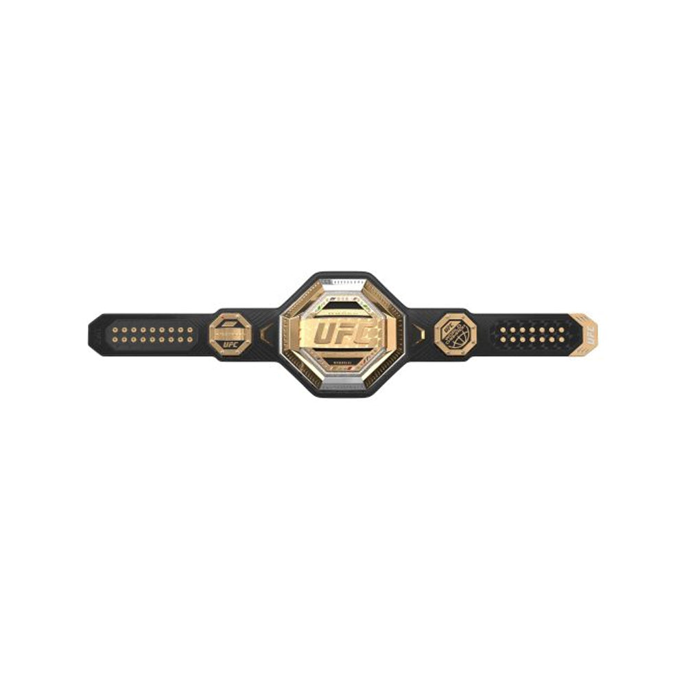 UFC legacy championship belt with gold and black design from Championship Belt Store