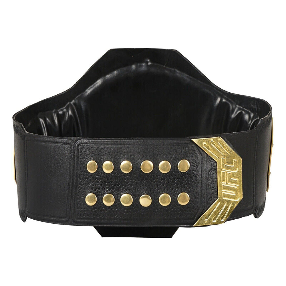 Championship Belt Store UFC legacy championship belt replica with black leather and gold accents