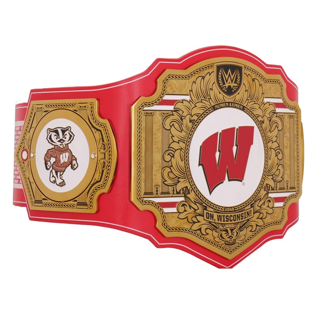 Wisconsin Badgers WWE Legacy Title Belt Championship Belt Store