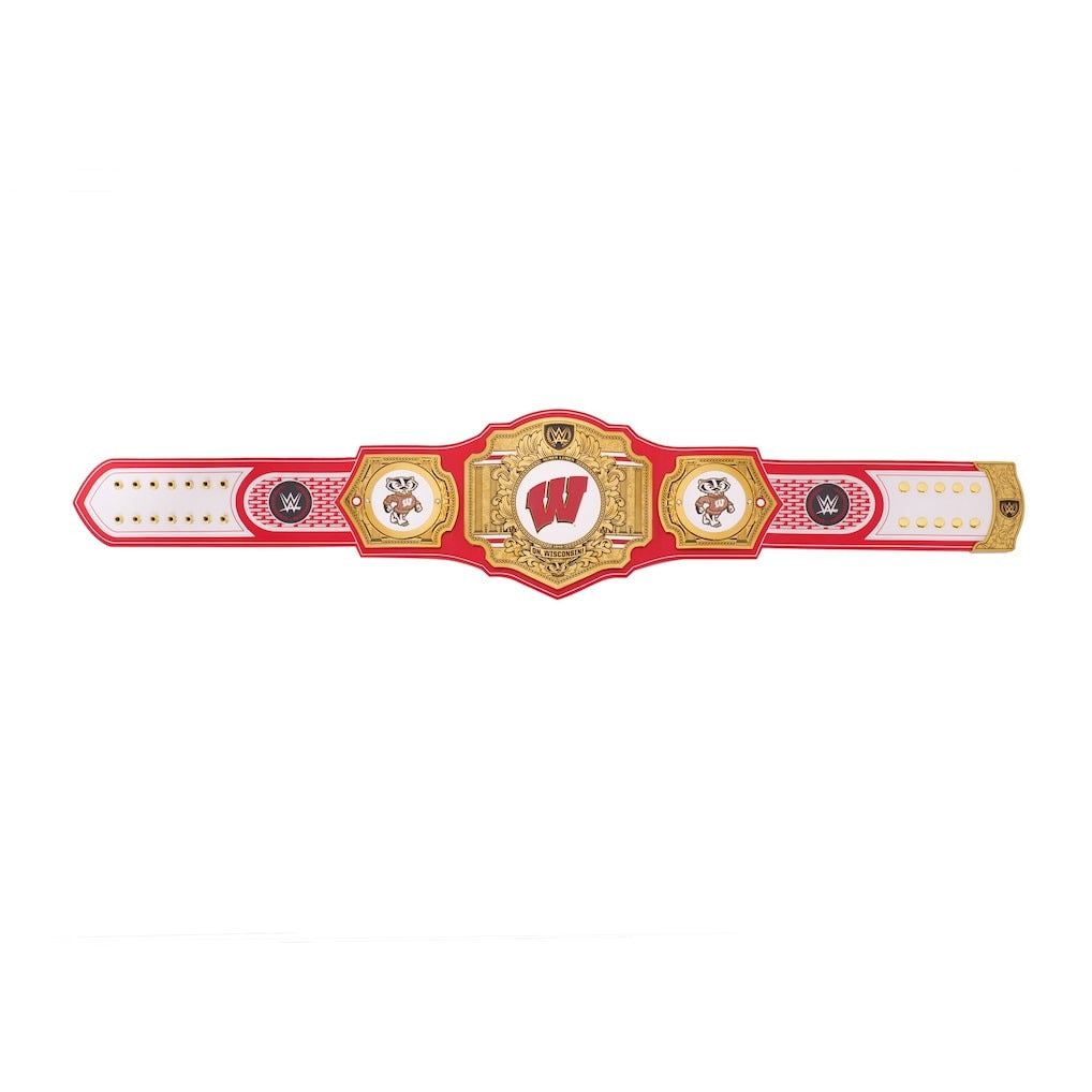 Wisconsin Badgers WWE Legacy Title Belt Championship Belt Store