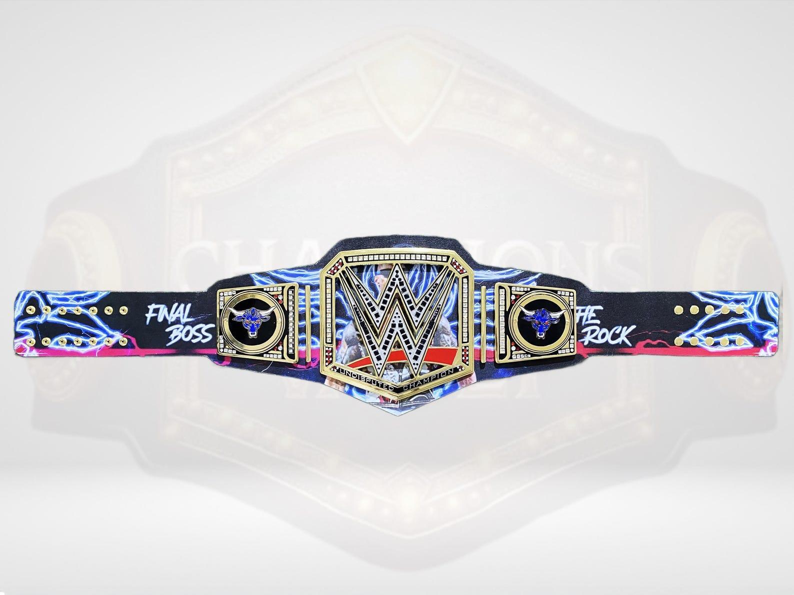 The Rock Custom Undisputed World Wrestling Championship Belt Championship Belt Store