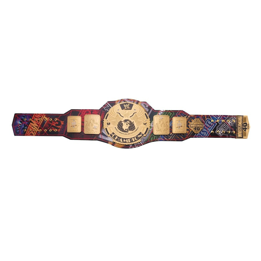 WrestleMania 40 Limited Edition Attitude Era Replica Title Belt Championship Belt Store