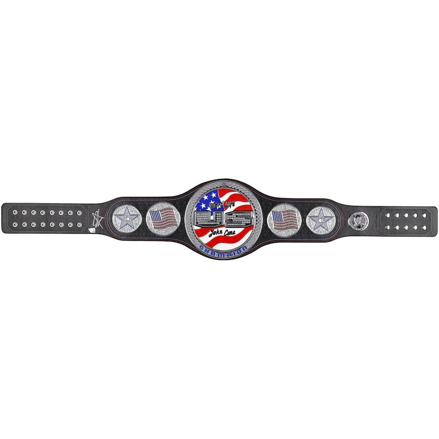WWE John Cena Autographed United States Spinner Championship Title Championship Belt Store