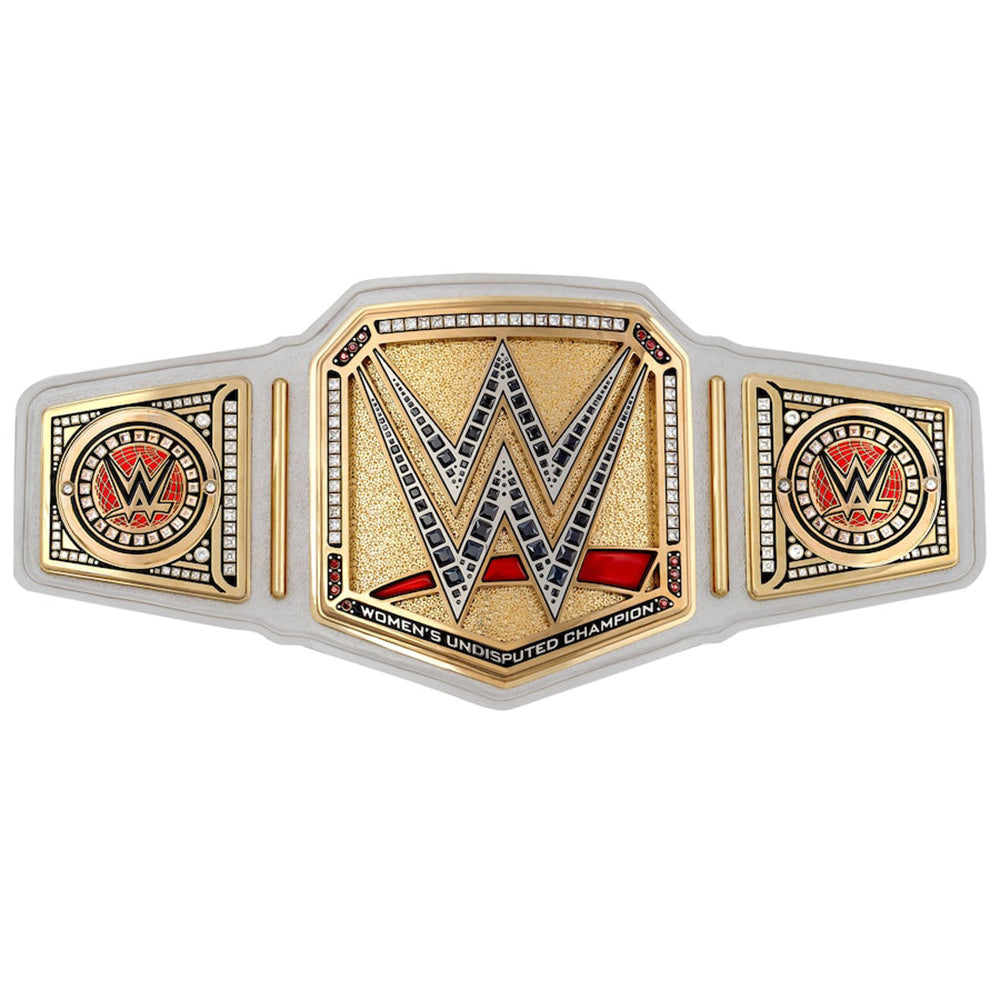 WWE women’s undisputed title belt for sale with gold and silver detailing from Championship Belt Store