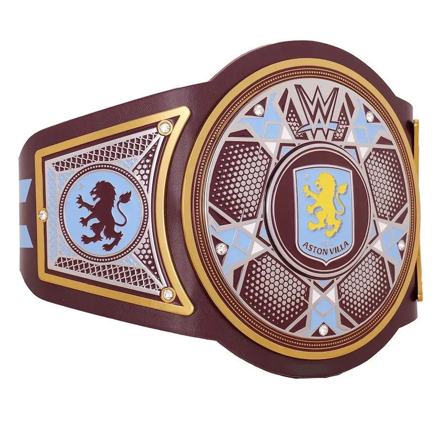 WWE x Aston Villa Legacy Champion Replica Belt – Iconic Football & Wrestling Tribute Championship Belt Store