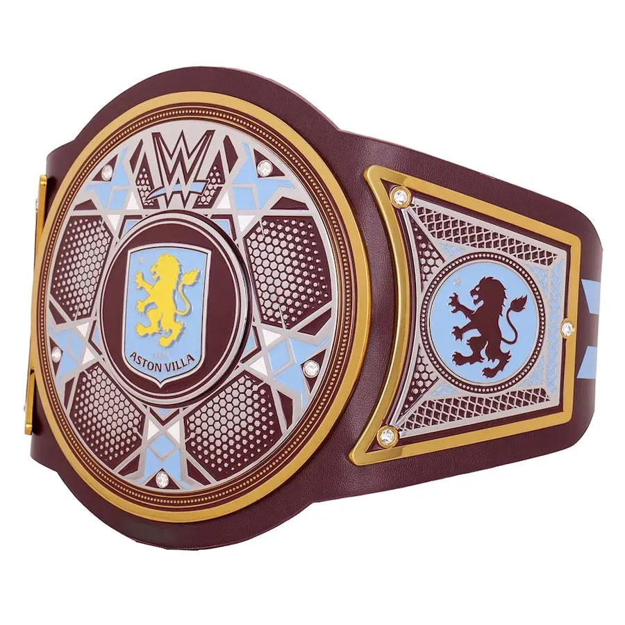 WWE x Aston Villa Legacy Champion Replica Belt – Iconic Football & Wrestling Tribute Championship Belt Store