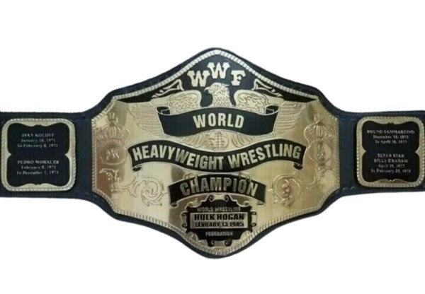 WWF Hulk Hogan Wrestling Heavyweight Championship Title Belt Replica Championship Belt Store