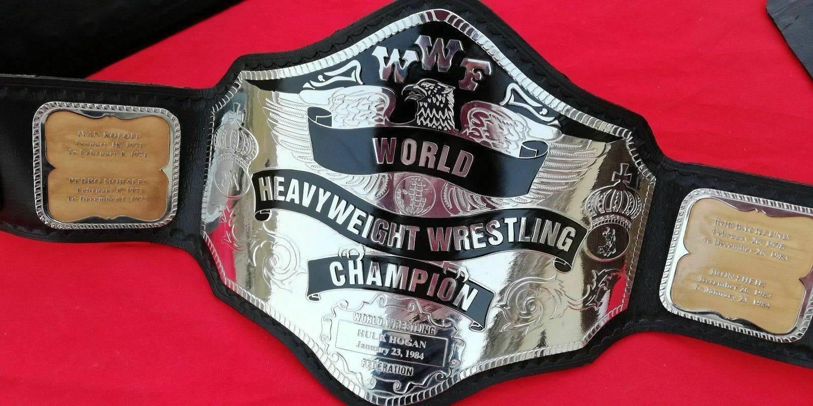 WWF Hulk Hogan Wrestling Heavyweight Championship Title Belt Replica Championship Belt Store