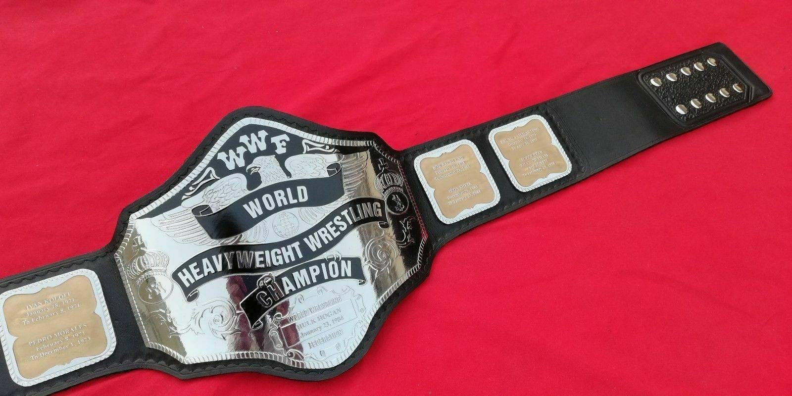 WWF Hulk Hogan Wrestling Heavyweight Championship Title Belt Replica Championship Belt Store