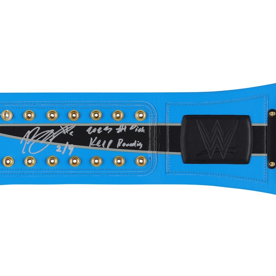 Bryce Young Carolina Panthers Autographed Championship Title Belt